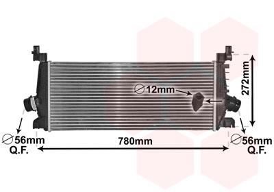 VAN WEZEL Интеркулер 37004647